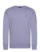 Mens Pullover Sweatshirt Purple Denham