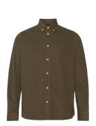 Kristian Corduroy Shirt Khaki Les Deux