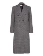 Emma Coat Check Grey Creative Collective