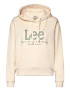 Logo Hoodie Cream Lee Jeans