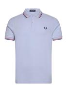 Twin Tipped Fp Shirt Blue Fred Perry