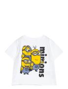 Nmmjule Minions Nreg Ss Top Box Sky White Name It