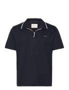 Tipping Collar Polo Navy GANT