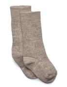 Wally Knee Socks Beige Mp Denmark