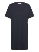 Ss Rib Jersey Nightdress Navy Tommy Hilfiger