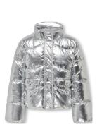 Kogpearl Puffer Jacket Otw Silver Kids Only