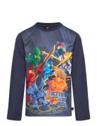 Lwtano 701 - T-Shirt L/S Navy LEGO Kidswear