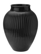 Knabstrup Vase, Riller Black Knabstrup Keramik