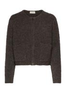 Filine Knit Cardigan Brown NORR