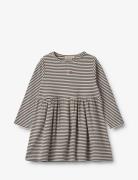 Jersey Dress L/S Sessa Black Wheat