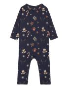 Tnsholiday L_S Jumpsuit Navy The New