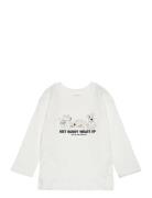 Embroidered Details Print T-Shirt White Mango