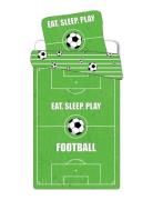 Bed Linen Nb 2362 Football Green - 140X200, 60X63 Cm Green BrandMac