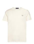 Crew Neck T-Shirt Cream Fred Perry