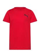 Active Small Logo Tee B Red PUMA