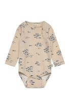 Body L/S Printed Beige Petit Piao