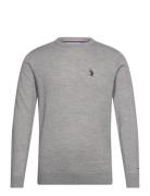 Kent Reg Mw Uspa M Knit Grey U.S. Polo Assn.