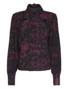 Redeinagz P Ls Blouse Burgundy Gestuz