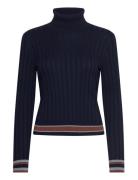 Turtle Neck Sweater Navy United Colors Of Benetton