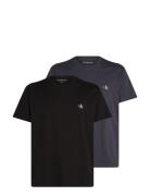 2 Pack Monologo T-Shirt Black Calvin Klein Jeans