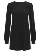 Onlcarol L/S Glitter Bow Dress Jrs Black ONLY