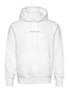 Minimal Logo Hoodie White Calvin Klein Jeans