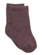 Nbfwaksi Wool Terry Sock Xxiii Purple Name It