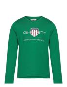 Archive Shield Ls T-Shirt Green GANT