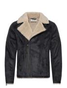 Faux Sheerling Jacket Black Scotch & Soda