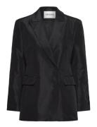 Ina Cut Out Sleeve Tailored Blazer Black Malina