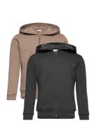 Sweat Jacket W. Hood Brown Minymo