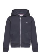 Shield Zip Hoodie Navy GANT