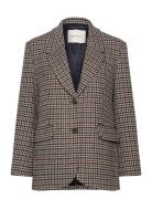 Reg Houndstooth Blazer Brown GANT