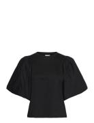 Vidaya 2/4 O-Neck Top Black Vila