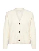 Texture Knit Cardigan Cream GANT