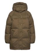 Mid Length Down Jacket Khaki GANT