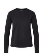 Micaela Long Sleeve Tee Black Lexington Clothing