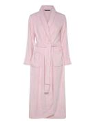 Lrl L/S Shawl Collar Long Robe Pink Lauren Ralph Lauren Homewear