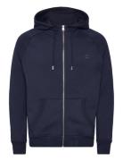 Brushed Back Full Zip Hoodie Navy Timberland