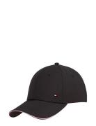 Corp 6 Panel Cap Recycled Poly Black Tommy Hilfiger