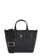 Th Soft Logo Mini Tote Black Tommy Hilfiger