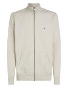 Essential Fleece Zt Stand Collar Beige Tommy Hilfiger