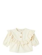 Nbfsaku Ls Loose Emb Top 2511-Ku S Lil Beige Lil'Atelier