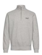 Essential Logo Henley Grey Superdry