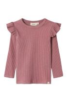 Nmfraja Sao Ls Slim Top Lil Pink Lil'Atelier