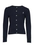 Mini-Cable Cotton Cardigan Blue Ralph Lauren Kids