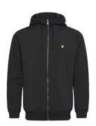 Hybrid Zip Hoodie Black Lyle & Scott