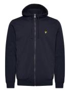 Hybrid Zip Hoodie Navy Lyle & Scott