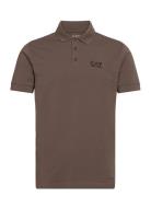 Polo Shirt Brown EA7