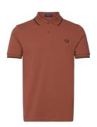 Twin Tipped Fp Shirt Brown Fred Perry